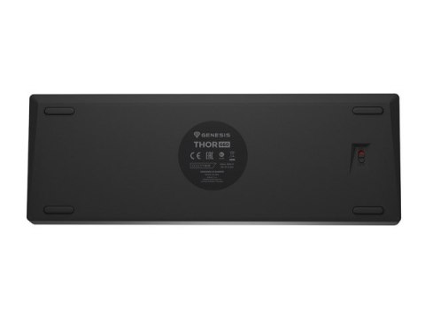 KLAWIATURA DLA GRACZY GENESIS THOR 660 G2 US BLACK BEZPRZEWODOWA RGB MECHANICZNA GATERON RED