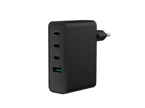 ŁADOWARKA SIECIOWA NATEC RIBERA GAN 3X USB-C + 1X USB-A 100W CZARNA