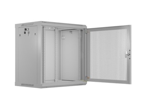 SZAFA INSTALACYJNA RACK WISZĄCA 19" 12U 600X450 SZARA DRZWI PERFOROWANE LANBERG (FLAT PACK)
