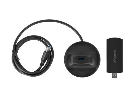 BEZPRZEWODOWA KARTA SIECIOWA WIFI LANBERG NC-3000-WI USB 3.0 AX3000 TRI-BAND 2 WEWNĘTRZNE ANTENY