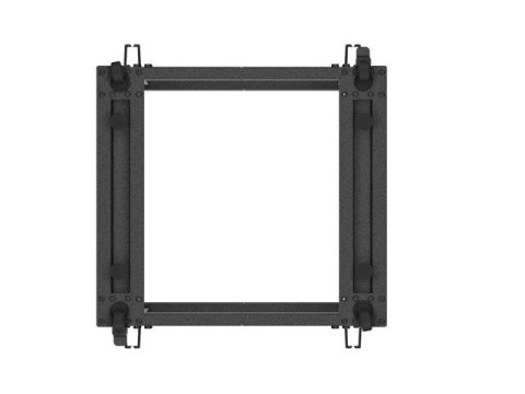 OPEN RACK 19" 12U 600X600-1100 REGULOWANY CZARNY LANBERG