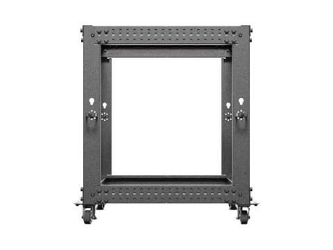OPEN RACK 19" 12U 600X600-1100 REGULOWANY CZARNY LANBERG