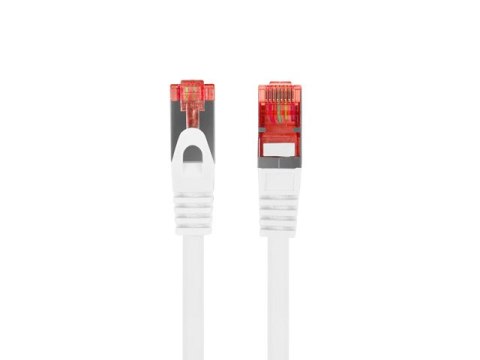 PATCHCORD KAT.6 S/FTP LSZH CU 0.25M BIAŁY FLUKE PASSED LANBERG