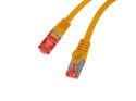 PATCHCORD KAT.6 S/FTP LSZH CU 0.5M POMARAŃCZOWY FLUKE PASSED LANBERG