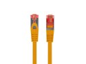 PATCHCORD KAT.6 S/FTP LSZH CU 0.5M POMARAŃCZOWY FLUKE PASSED LANBERG