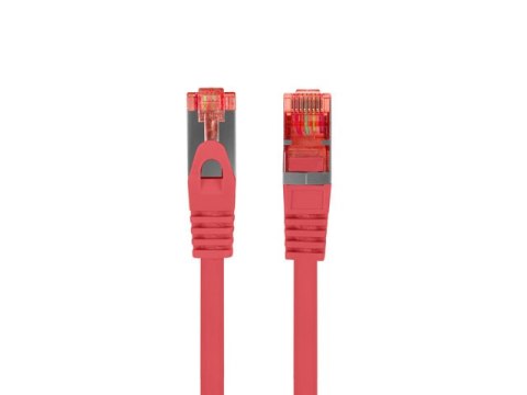 PATCHCORD KAT.6 S/FTP LSZH CU 1.5M CZERWONY FLUKE PASSED LANBERG