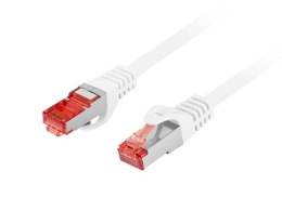 PATCHCORD KAT.6 S/FTP LSZH CU 1M BIAŁY FLUKE PASSED LANBERG
