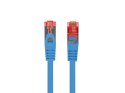 PATCHCORD KAT.6 S/FTP LSZH CU 1M NIEBIESKI FLUKE PASSED LANBERG