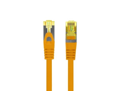 PATCHCORD KAT.6A S/FTP LSZH CU 0.25M POMARAŃCZOWY FLUKE PASSED LANBERG