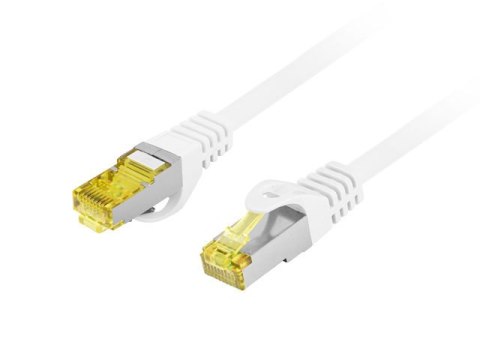 PATCHCORD KAT.6A S/FTP LSZH CU 1.5M BIAŁY FLUKE PASSED LANBERG