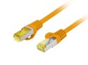 PATCHCORD KAT.6A S/FTP LSZH CU 1.5M POMARAŃCZOWY FLUKE PASSED LANBERG