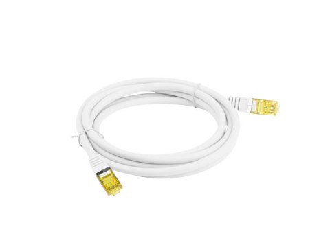 PATCHCORD KAT.6A S/FTP LSZH CU 20M BIAŁY FLUKE PASSED LANBERG
