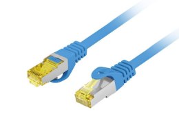PATCHCORD KAT.6A S/FTP LSZH CU 20M NIEBIESKI FLUKE PASSED LANBERG