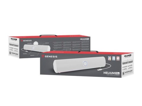 SOUNDBAR GENESIS HELIUM 312BT 2.0 BLUETOOTH BIAŁY