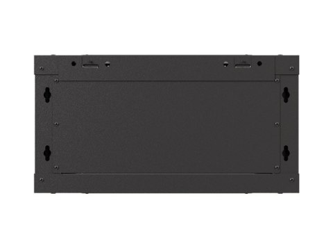 SZAFA INSTALACYJNA RACK WISZĄCA 19" 4U 540X350 CZARNA DRZWI PRZESZKLONE LANBERG (FLAT PACK)