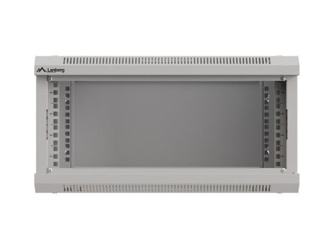 SZAFA INSTALACYJNA RACK WISZĄCA 19" 4U 540X350 SZARA DRZWI PRZESZKLONE LANBERG (FLAT PACK)