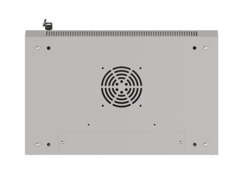 SZAFA INSTALACYJNA RACK WISZĄCA 19" 6U 540X350 SZARA DRZWI PRZESZKLONE LANBERG (FLAT PACK)