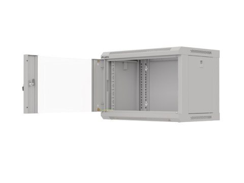 SZAFA INSTALACYJNA RACK WISZĄCA 19" 6U 540X350 SZARA DRZWI PRZESZKLONE LANBERG (FLAT PACK)