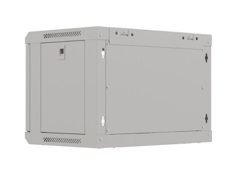 SZAFA INSTALACYJNA RACK WISZĄCA 19" 6U 540X350 SZARA DRZWI PRZESZKLONE LANBERG (FLAT PACK)