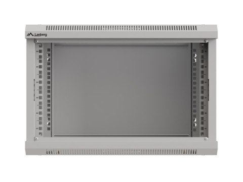 SZAFA INSTALACYJNA RACK WISZĄCA 19" 6U 540X350 SZARA DRZWI PRZESZKLONE LANBERG (FLAT PACK)