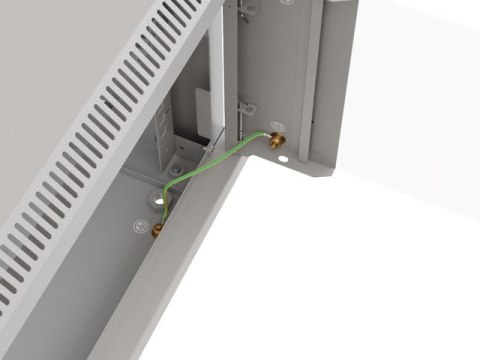 SZAFA INSTALACYJNA RACK WISZĄCA 19" 6U 540X350 SZARA DRZWI PRZESZKLONE LANBERG (FLAT PACK)