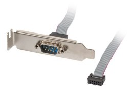 GNIAZDO NA ŚLEDZIU 1X DB9(COM) 40CM LOW PROFILE LANBERG