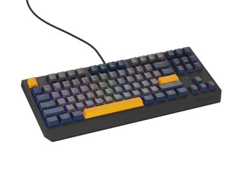 KLAWIATURA DLA GRACZY GENESIS THOR 230 TKL NAVAL BLUE NEGATIVE US RGB MECHANICZNA OUTEMU PANDA