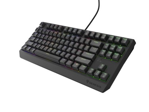 KLAWIATURA DLA GRACZY GENESIS THOR 230 TKL US RGB MECHANICZNA OUTEMU BROWN CZARNA HOT SWAP