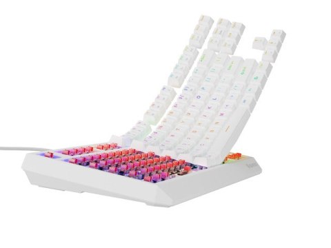KLAWIATURA DLA GRACZY GENESIS THOR 230 TKL US RGB MECHANICZNA OUTEMU RED BIAŁA HOT SWAP