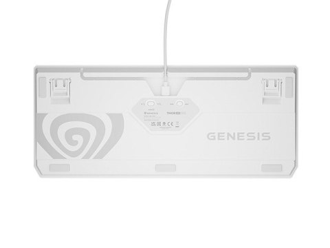 KLAWIATURA DLA GRACZY GENESIS THOR 230 TKL WIRELESS US BIAŁA BEZPRZEWODOWA RGB MECHANICZNA OUTEMU RE