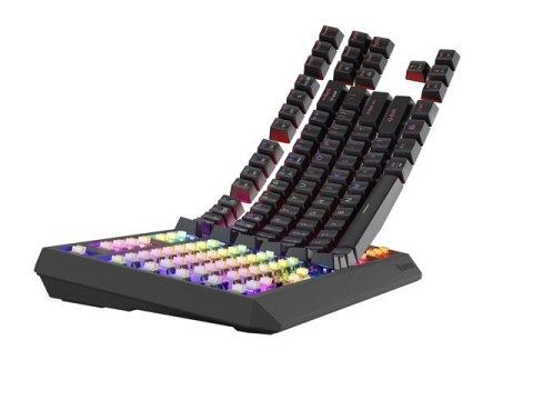 KLAWIATURA DLA GRACZY GENESIS THOR 230 TKL WIRELESS US CZARNA BEZPRZEWODOWA MECHANICZNA OUTEMU SILEN