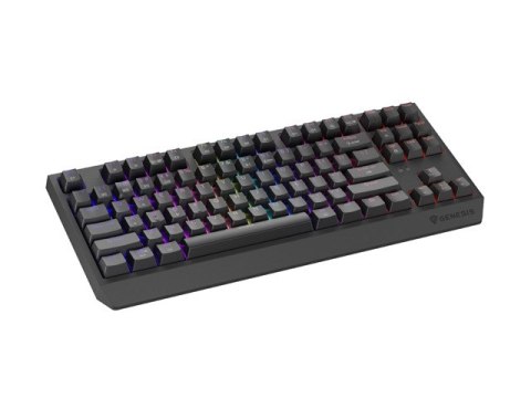 KLAWIATURA DLA GRACZY GENESIS THOR 230 TKL WIRELESS US CZARNA BEZPRZEWODOWA MECHANICZNA OUTEMU SILEN