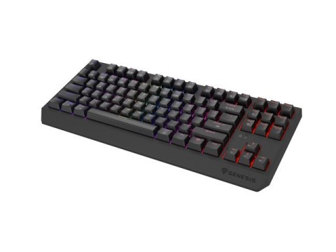KLAWIATURA DLA GRACZY GENESIS THOR 230 TKL WIRELESS US CZARNA BEZPRZEWODOWA MECHANICZNA OUTEMU SILEN