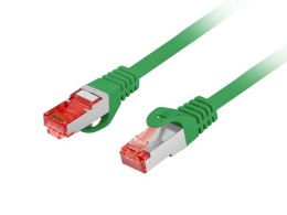 PATCHCORD KAT.6 S/FTP LSZH CU 0.5M ZIELONY FLUKE PASSED LANBERG
