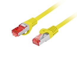 PATCHCORD KAT.6 S/FTP LSZH CU 1.5M ŻÓŁTY FLUKE PASSED LANBERG