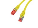 PATCHCORD KAT.6 S/FTP LSZH CU 1.5M ŻÓŁTY FLUKE PASSED LANBERG