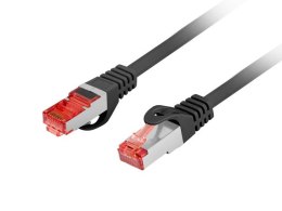 PATCHCORD KAT.6 S/FTP LSZH CU 15M CZARNY FLUKE PASSED LANBERG