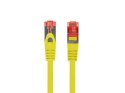 PATCHCORD KAT.6 S/FTP LSZH CU 2M ŻÓŁTY FLUKE PASSED LANBERG
