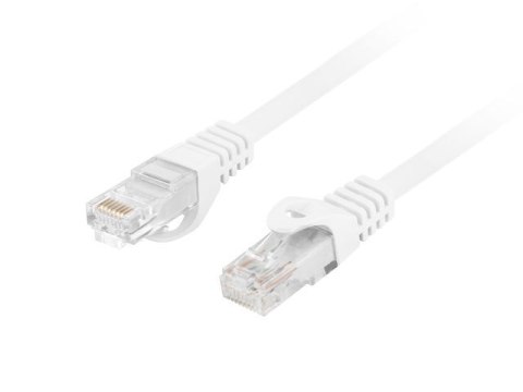 PATCHCORD KAT.6 UTP LSZH CU 0.25M BIAŁY FLUKE PASSED LANBERG