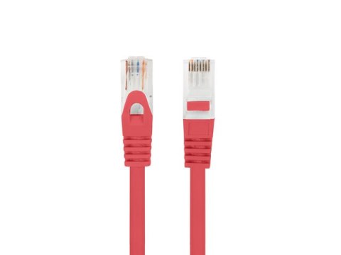 PATCHCORD KAT.6 UTP LSZH CU 0.25M CZERWONY FLUKE PASSED LANBERG