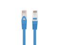 PATCHCORD KAT.6 UTP LSZH CU 0.5M NIEBIESKI FLUKE PASSED LANBERG