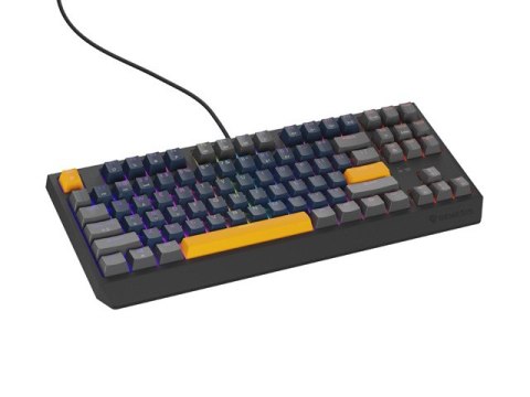 KLAWIATURA DLA GRACZY GENESIS THOR 230 TKL NAVAL BLUE POSITIVE US RGB MECHANICZNA OUTEMU PANDA