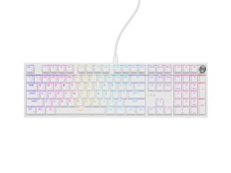 KLAWIATURA DLA GRACZY GENESIS THOR 404 US PODŚWIETLENIE RGB MECHANICZNA BIAŁA GATERON YELLOW PRO