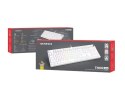 KLAWIATURA DLA GRACZY GENESIS THOR 404 US PODŚWIETLENIE RGB MECHANICZNA BIAŁA GATERON YELLOW PRO
