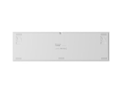 KLAWIATURA DLA GRACZY GENESIS THOR 404 US PODŚWIETLENIE RGB MECHANICZNA BIAŁA OUTEMU PEACH SILENT