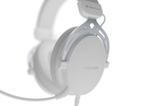 SŁUCHAWKI NAUSZNE GENESIS TORON 531 Z MIKROFONEM BIAŁE