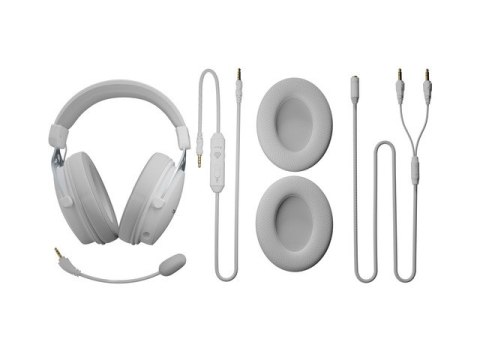 SŁUCHAWKI NAUSZNE GENESIS TORON 531 Z MIKROFONEM BIAŁE