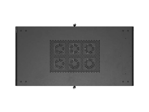 SZAFA INSTALACYJNA RACK STOJĄCA 19" 22U 600X1200 CZARNA DRZWI PRZESZKLONE LANBERG (FLAT PACK)