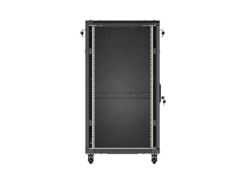 SZAFA INSTALACYJNA RACK STOJĄCA 19" 22U 600X1200 CZARNA DRZWI PRZESZKLONE LANBERG (FLAT PACK)