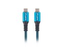 KABEL USB-C M/M USB4 0.5M 100W 8K 30HZ CZARNO-NIEBIESKI LANBERG